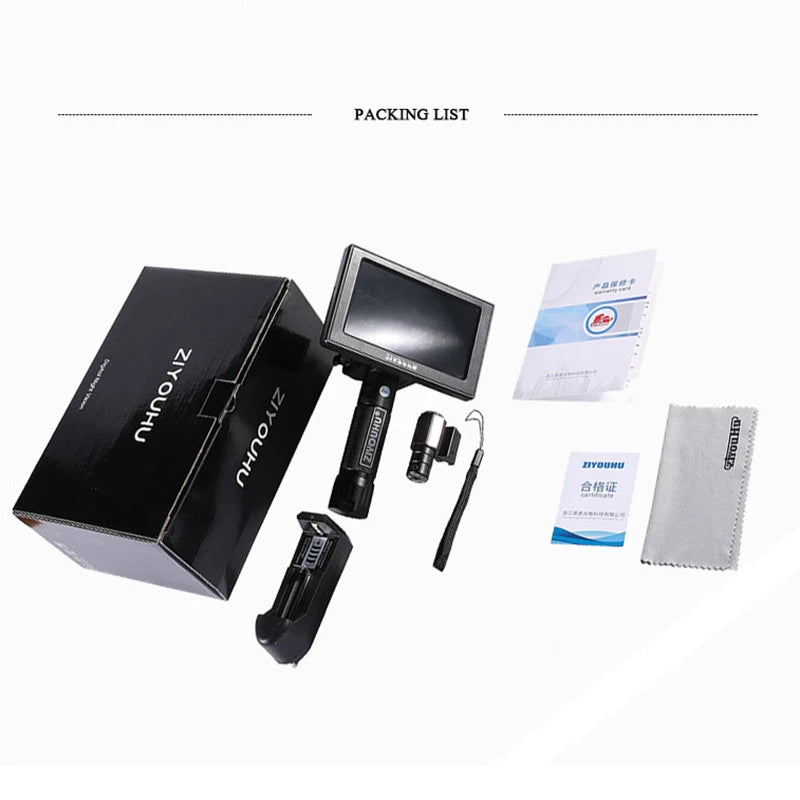 HD Night Vision Device Clear Image Double Infared IR Long Range in Full Darkness Night Viewer Laser Red Dot Sight Scope Mounted