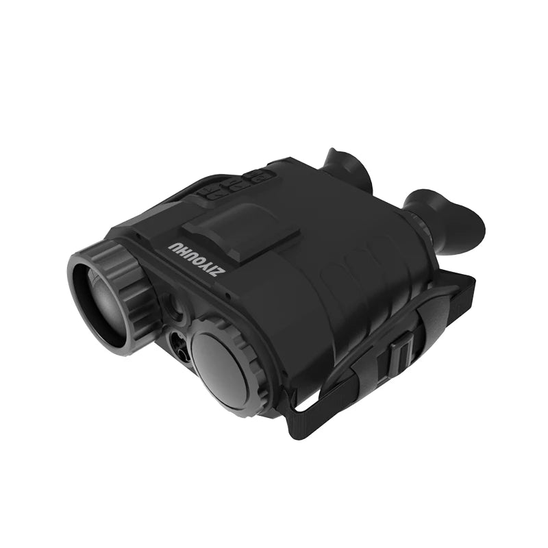 Thermal Imagery Binoculars with Rangefinder LRF Electronic Compass Heat Fusion Imaging 2000m Long Detection Range Video Records
