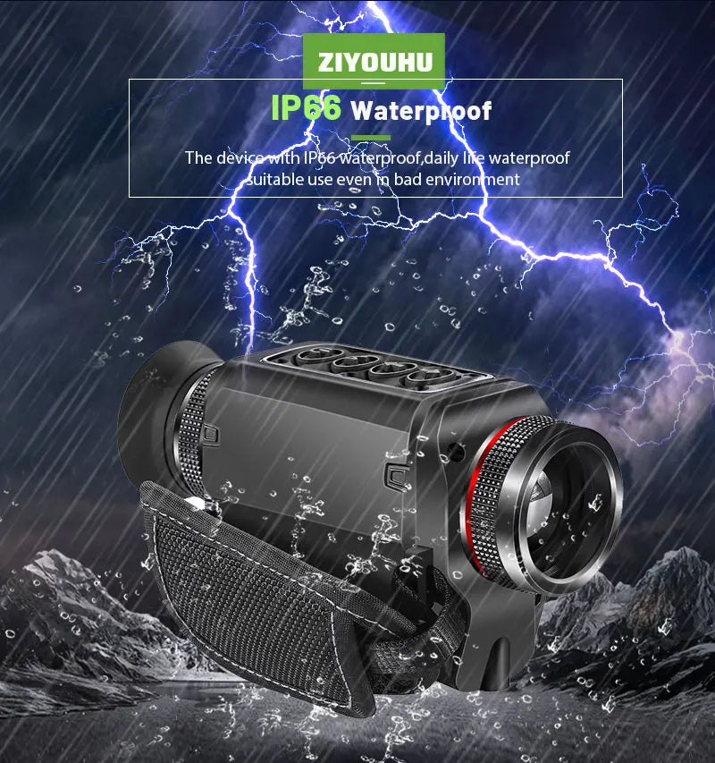 ZIYOUHU Infrared Thermal Imaging Monocular for Hunting 384×288 Hotspot Tracking Pseudo Color Heat TG30 Handheld Thermal Cameras
