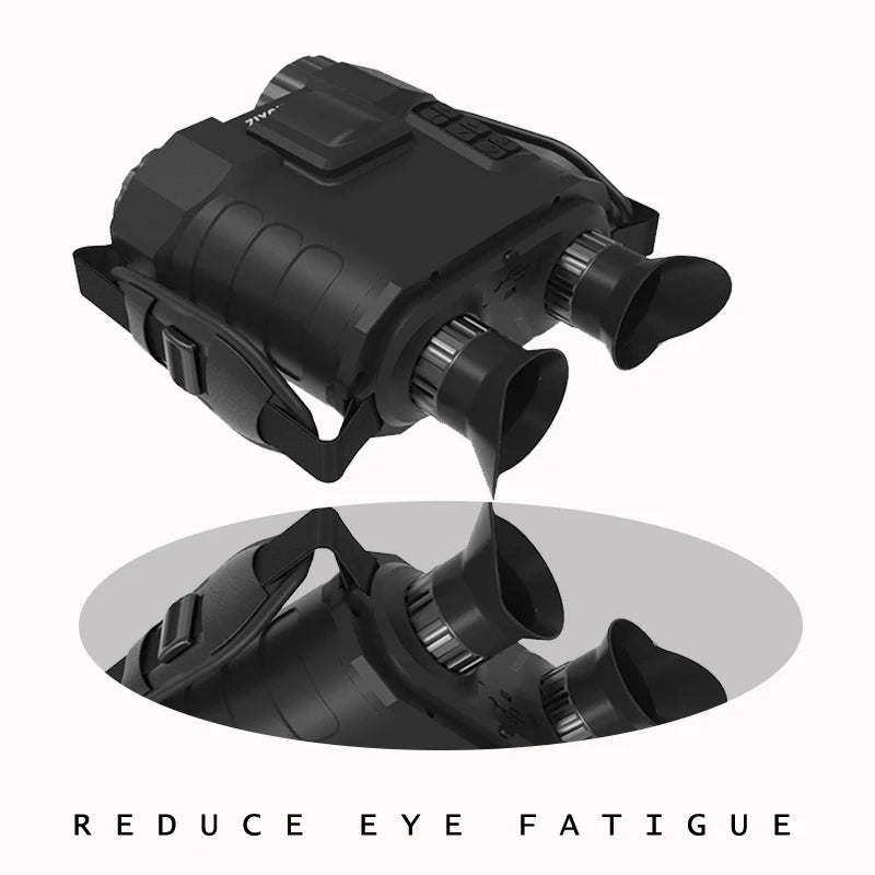 Thermal Imagery Binoculars with Rangefinder LRF Electronic Compass Heat Fusion Imaging 2000m Long Detection Range Video Records