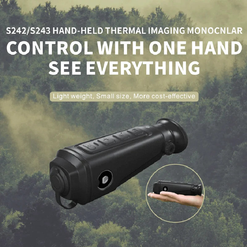 DALI S243 New Thermal Night Vision Monocular Camera WIFI Video Image Transmission Hotspot Tracking Laser Target Lock for Hunting