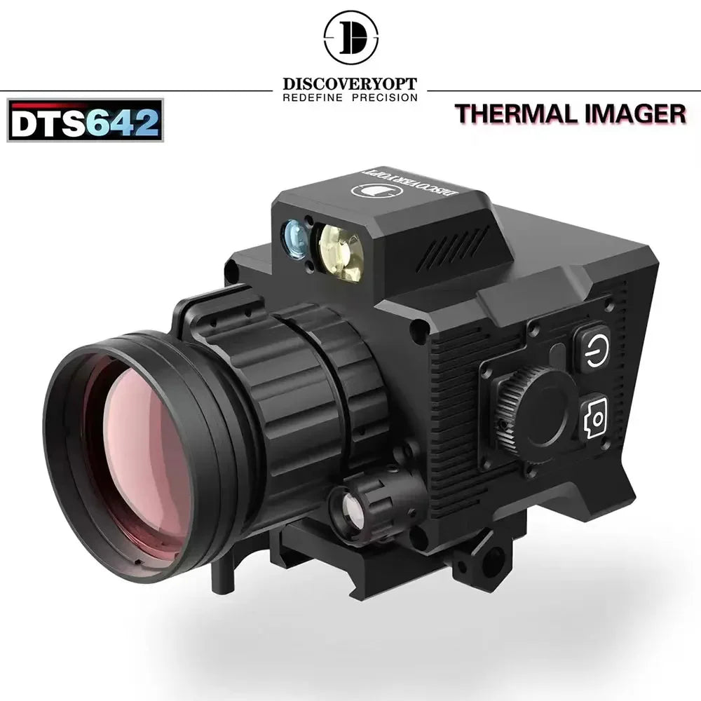 DTS642 Monocular Tactical Reticle Thermal Imaging 4 Pseudo-Color 640X512 Infrared WIFI Shockproof Hunting Clip-on Thermal