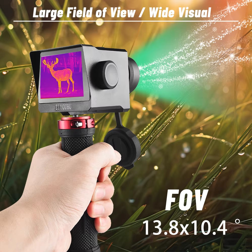 New Crosshair Mini Thermal Monocular Camera for Hunting Bird Detection Thermal Scope with Real Time Ranging Ballistic Caculation