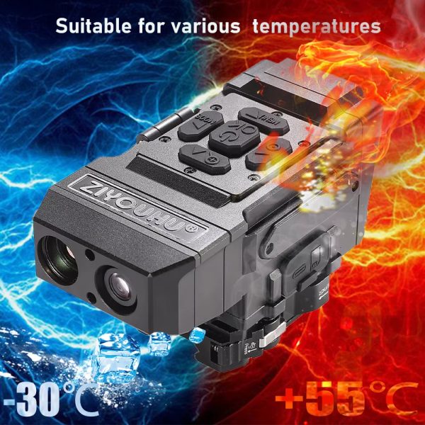 NT15 Dual Light Fusion Thermal Imaging Scope Digital Night Vision Camcorder Crosshair for Hunting 1000m Hot Detection Monocular