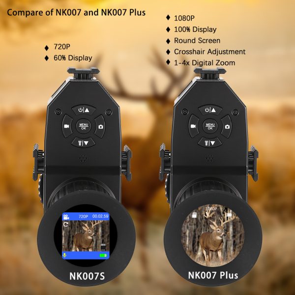 ZIYOUHU New Digital HD Night Vision 1080P Video Camera Cross Cursor Optics Infrared Monocular Rear Add on Telescope Hunting