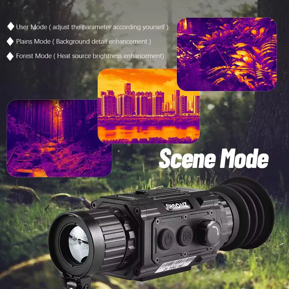 TK256 Thermal Imaging Scope for Hunting Target Search 256*192 25mm Thermal Monocular Video Records Cross Cursor Sighting Adjust