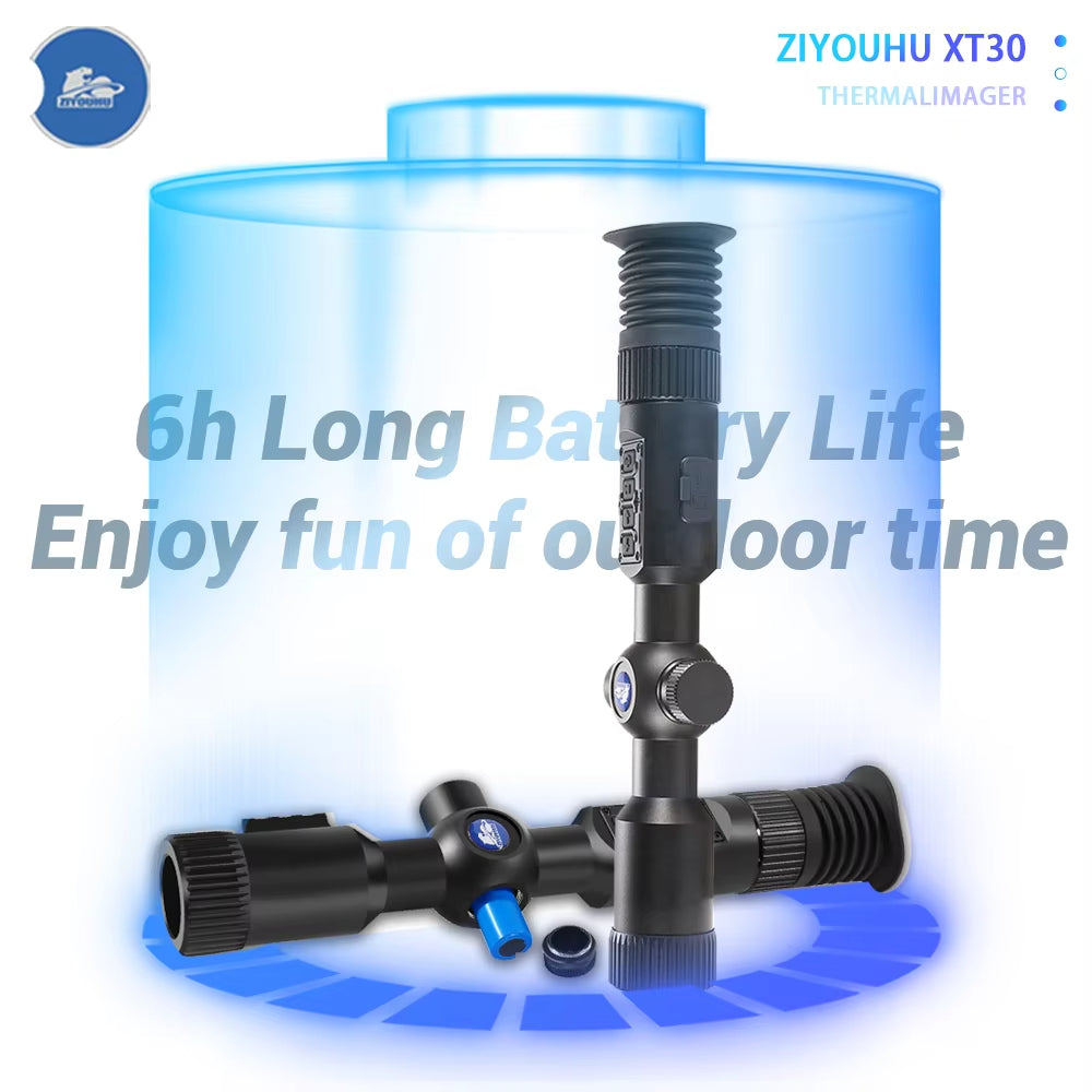 XT30 384×288 Thermal Scope Sight BDC Shotting Hunting Aim Searching Hotspot Tracking 6 Pseudo-Color Thermal Imaging Riflescopes