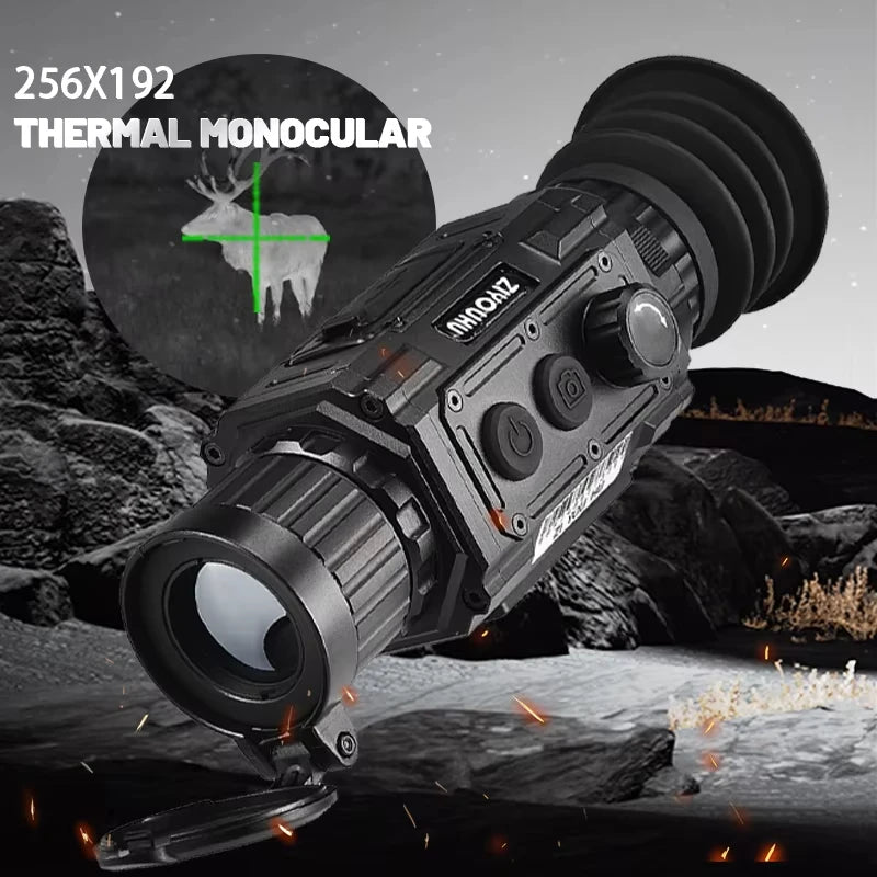 TK256 Thermal Imaging Scope for Hunting Target Search 256*192 25mm Thermal Monocular Video Records Cross Cursor Sighting Adjust