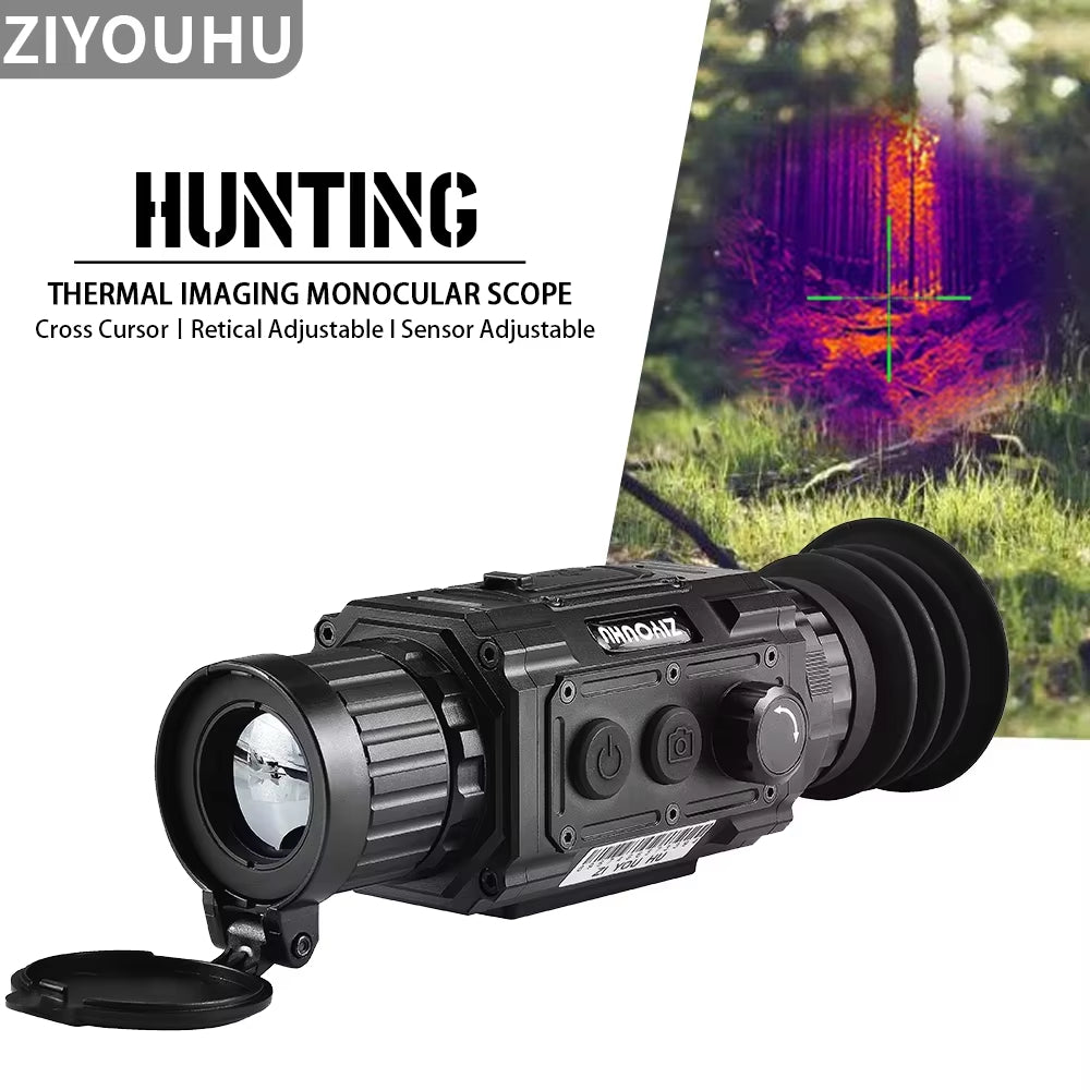 TK256 Thermal Imaging Scope for Hunting Target Search 256*192 25mm Thermal Monocular Video Records Cross Cursor Sighting Adjust